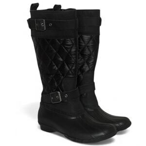 NEW Quilted Duck Boots | Waterproof Winter Tall Boots | Cozy Chic Snowcore
